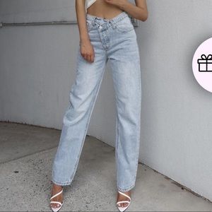 Princess Polly - Holly crossover jeans NWOT